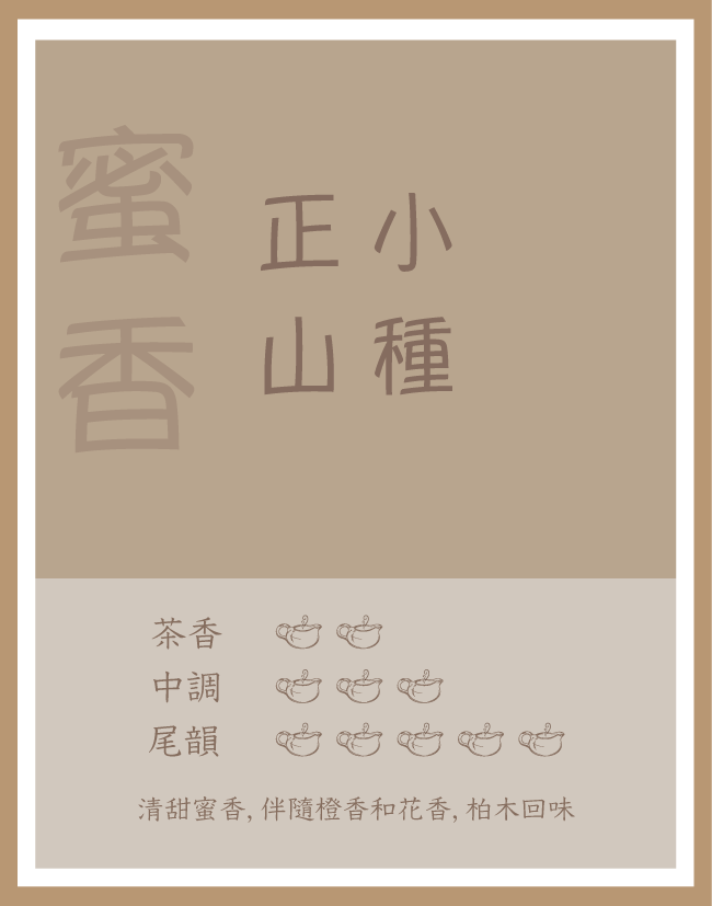 精品茶葉|蜜香正山小種|紅茶|100g