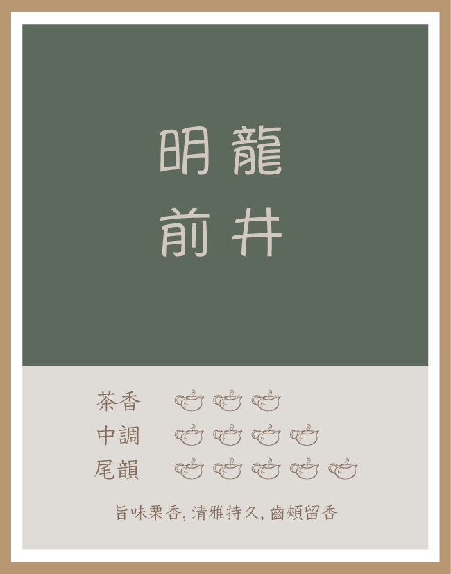 精品茶包|明前龍井|綠茶|每包3g|5包 或 12包