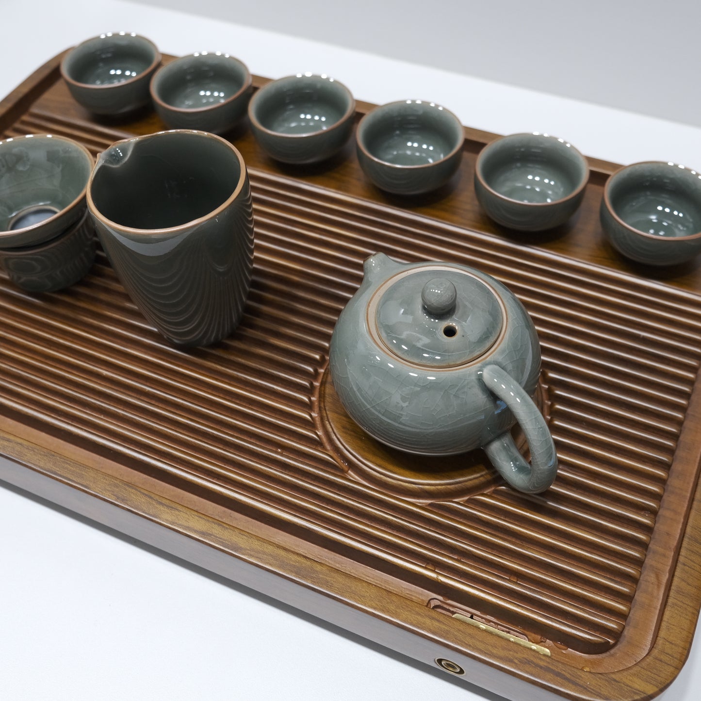 綠冰花茶壺套裝